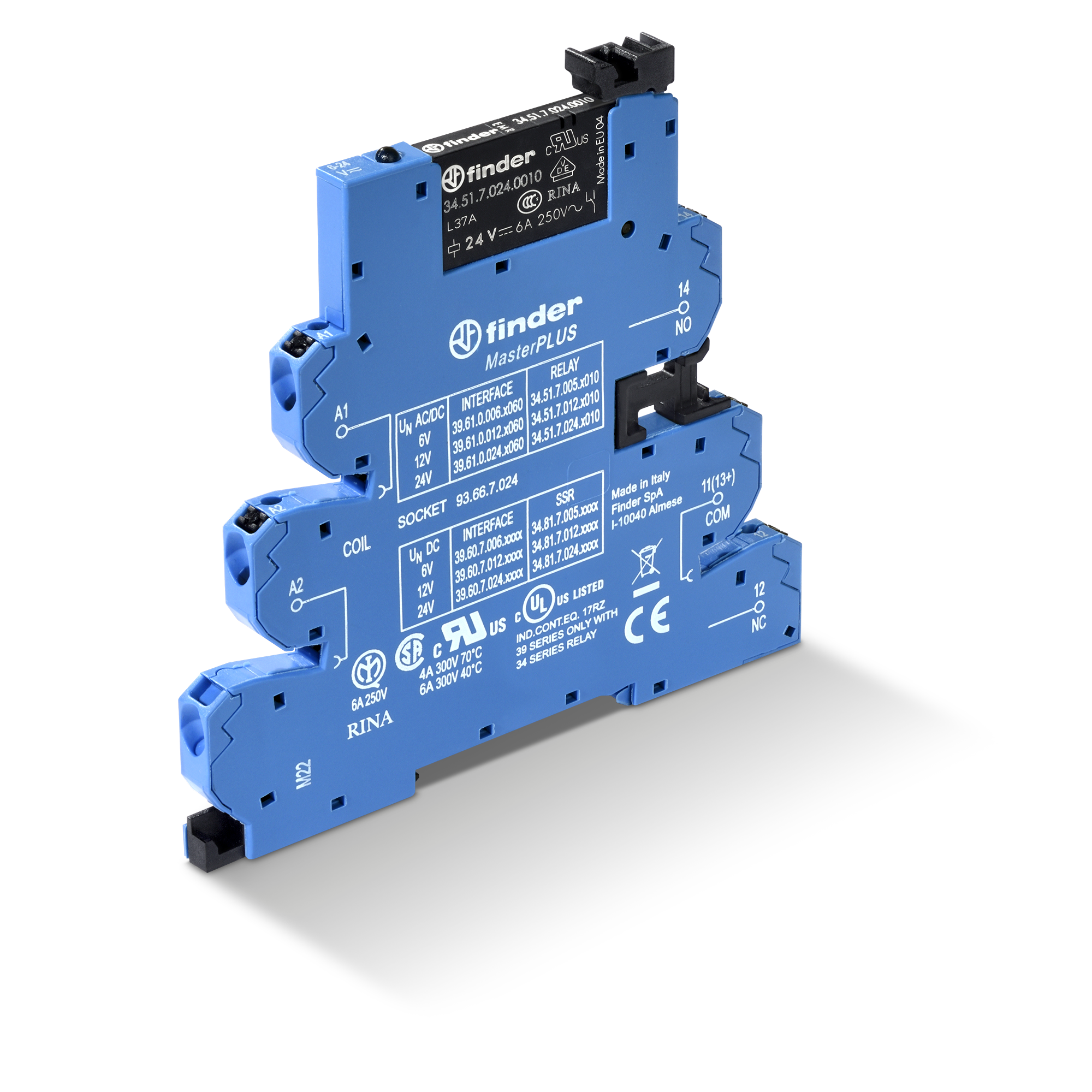 39 Series MasterINTERFACE Relay Interface Modules (EMR or SSR) 0,1